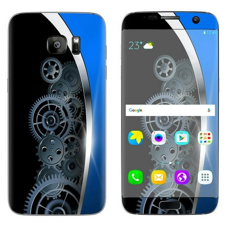 Skin Decal For Samsung Galaxy S7 Edge / Mechanical Gears Motion