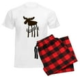 thumbnail image 6 of CafePress - Alaska Moose Men's Light Pajamas - Men's Light Loose Fit Cotton Pajama Set, 6 of 7