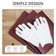 thumbnail image 3 of 10 pares Guantes de algodón blanco Guantes de trabajo Guantes de protección del parto Guantes de mano, 3 of 7