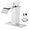Chrome, variant on Bathroom Sink Faucet Waterfall Spout Hold & Cold Mixer Tap Single Handle Modern Lavatory Vanity Sink Faucet with Hose Deck Plate for 1 or 3 Holes, Matte Black
