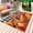 DarkOrange Black, variant on Autumn Hill Fall Outdoor Rug 4x6 Ft - Reversible Patio Rug Outdoor Camping Rugs, Thanksgiving Orange Trees Retro Country House Indoor Outdoor Area Rugs, Non-Slip Outdoor Carpet Runner for Deck/Porch