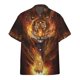 thumbnail image 3 of Camisa social Camisas de hombre de uso diario Blusa con estampado de tigre de manga corta con estampado de animales en 3D Camisetas casuales Ropa masculina de gran tamaño, 3 of 5