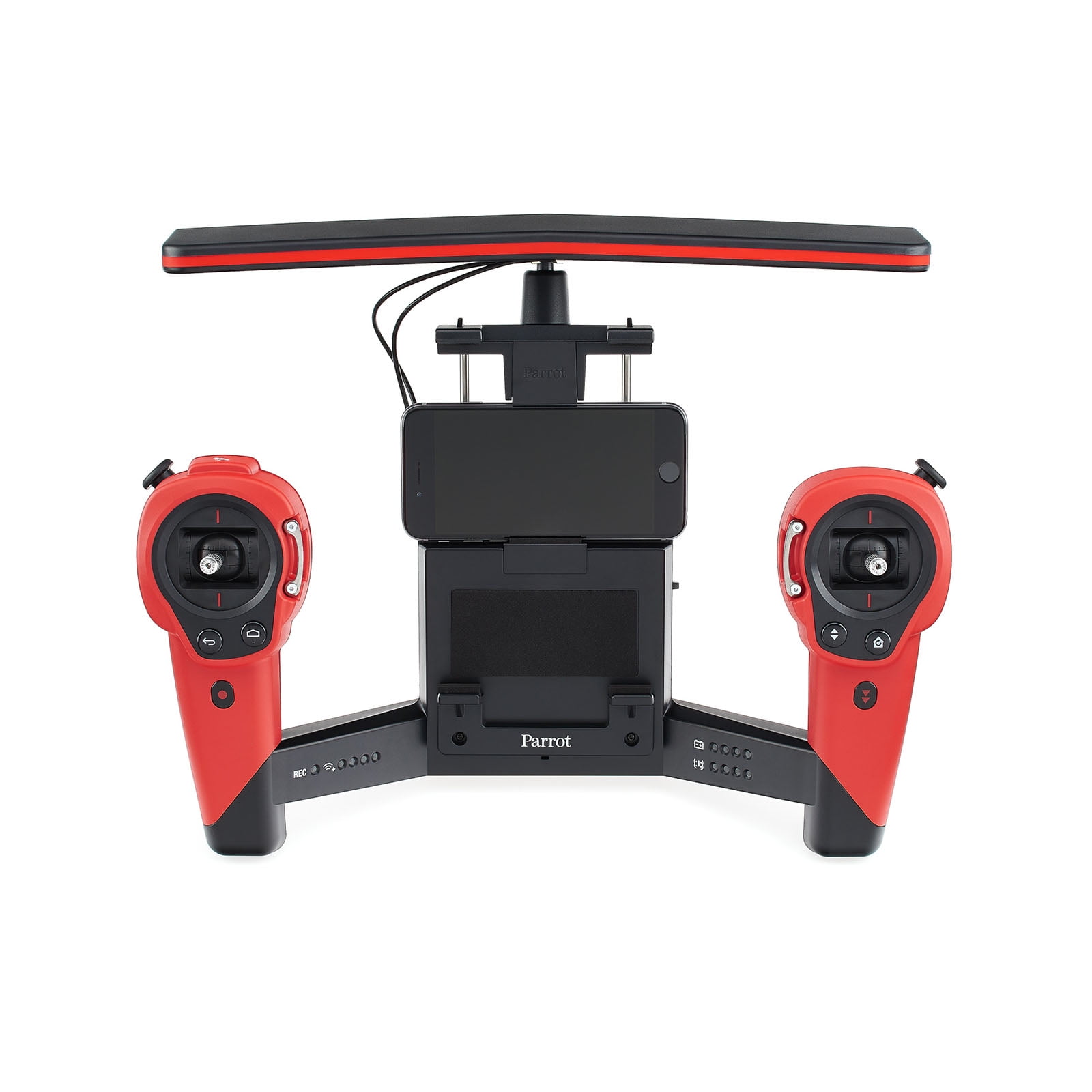 Flyve drage fremsætte impressionisme Parrot Skycontroller for Bebop Quadcopter Drone - Battery Included (Red) -  Walmart.com