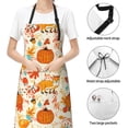 thumbnail image 6 of Naloa Pumpkin Fall Pears Apron Kitchen Aprons with Pockets for Women Men Chef, 6 of 8