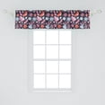 thumbnail image 2 of Ambesonne Grunge Window Valance, Sketchy Fruits Plants, 54" X 12", Plum Multicolor, 2 of 3