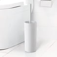 thumbnail image 4 of Mainstays Basic Plastic Toilet Bowl Brush Holder Arctic White, 4 of 5