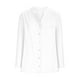 thumbnail image 5 of Neewe Womens Plain V Neck Button Down Shirts Long Sleeve Tops Casual Collared Blouses Loose Fit, 5 of 6