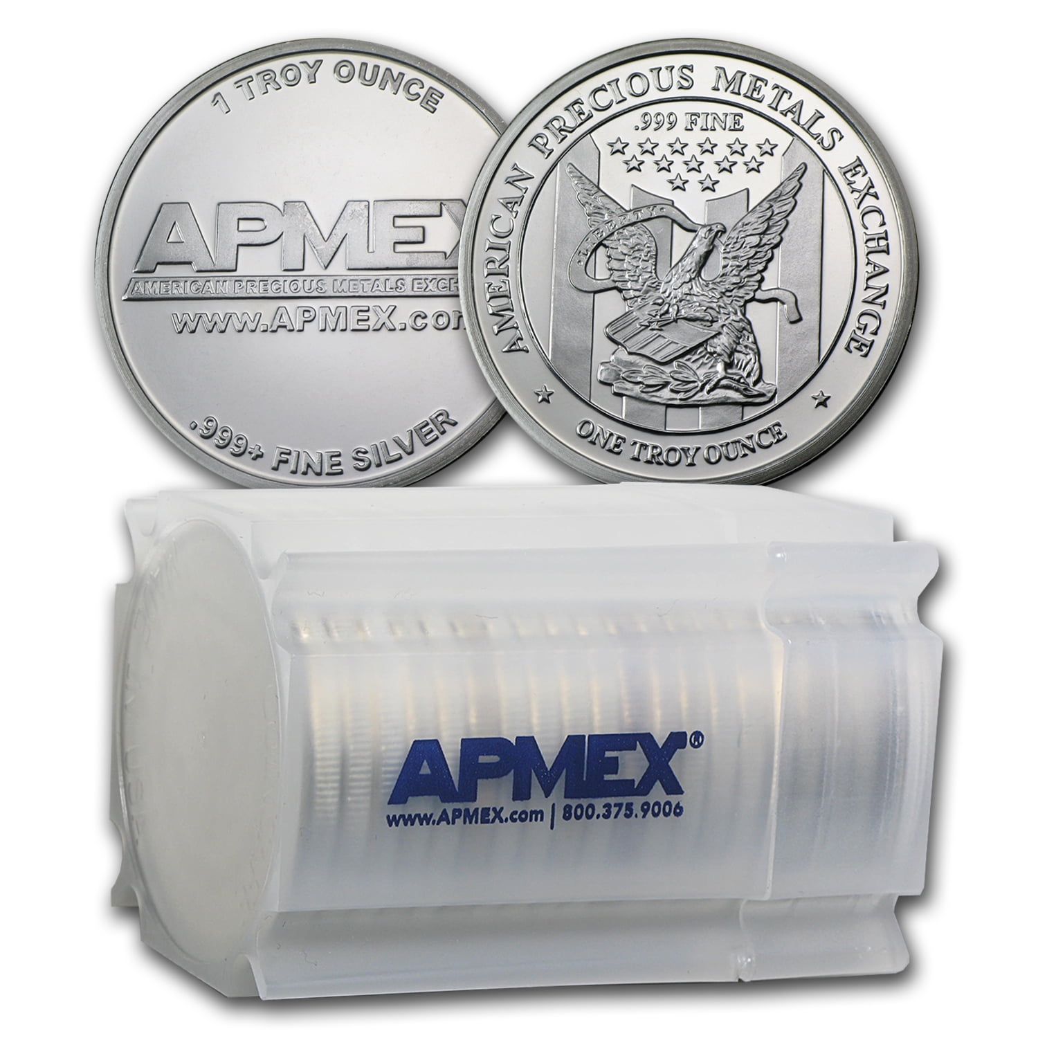1 Oz Apmex Silver Round 999 Fine Lot Of 20 1 Oz Apmex Silver Round 999 Fine Lot