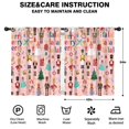 thumbnail image 2 of Blackout Kids Curtains,Pink Christmas Nutcracker Pattern Childrens Insulated Curtains Set Of 2,Bedroom Essentials,Toddler Room Decor 42"x54", 2 of 5