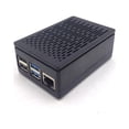 thumbnail image 4 of 2X for Case Shell Box Enclosure Installable Cool Fan Aluminum HeatSink Enclosure for 4B,2 x Protective Case,black, 4 of 6