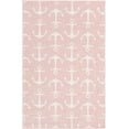 thumbnail image 3 of Unique Loom Outdoor Coastal Collection Area Rug - Ahoy (3' 3" x 5' 3" Rectangle Pink/Ivory), 3 of 7
