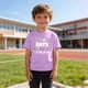 thumbnail image 5 of Blusas y camisas de manga corta con cuello redondo para niños y niñas, camisetas gráficas de manga corta, blusas con estampados bonitos para la temporada escolar., 5 of 9