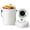 White, variant on Plexon Countertop Compost Bin with Lid, White 1.5 Gallon Odorless Kitchen Compost Container, Steel Food Compost Bucket for Kitchen with Charcoal Filter, Compost Pail for Kitchen Countertop