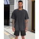 thumbnail image 2 of Camiseta Adorejoy Oversize Vintage Lavada para Hombre Negra M, 2 of 8