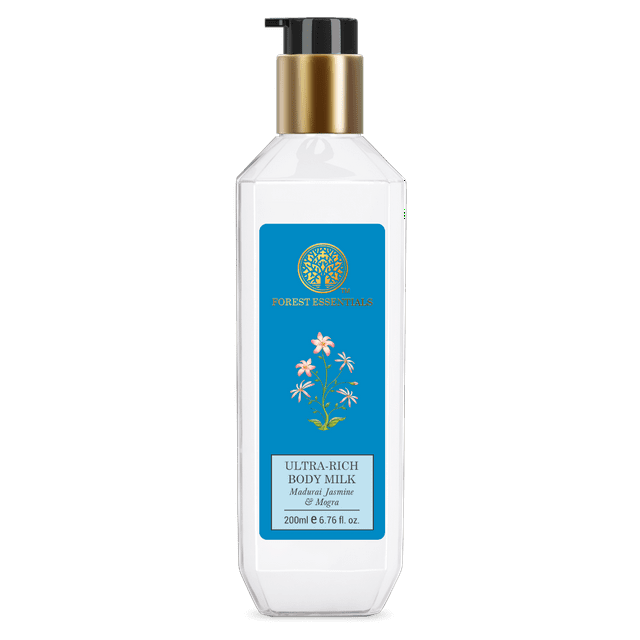 Forest Essentials Ultra Rich Body Lotion with Burnt Sugar Madurai Jasmine 200ml