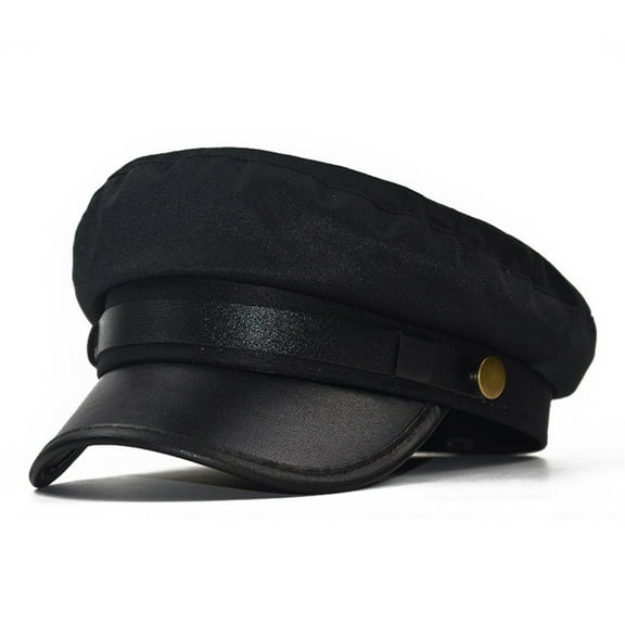 HAJWOH Vintage Beret Cap for Women Classic Newsboy Cap Painter Hat Flat Cap Adjustable Cotton Retro Cabbie Conductor Driver Hat