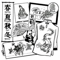 Aunt Martha's #4019 Oriental Designs