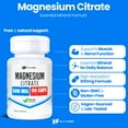 thumbnail image 2 of HealthFare Magnesium Citrate Capsules 500mg | 90 Vegan Pills | High Absorption Essential Mineral Supplement | Extra Strength Formula | Non-GMO, Gluten-Free, Made in USA, 2 of 7