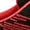 Red, variant on Men's Breathable Fly Knit Mesh Running Shoes, Lightweight Shock Absorbing Athletic Walking Sneakers with Non Slip Rubber Sole for Gym Travel Daily Casual Wear