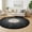 Black, variant on Avyay Rugs Modern Mustard Round Area Rug – Hand-Tufted 100% NZ Wool, Thick & Soft Circular Carpet for Living Room, Bedroom & Dining Room (9' Round)