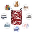 thumbnail image 4 of Daiia Christmas Holiday Pinecone Round Laundry Basket with Handles Thickened Waterproof Circular hamper,Dirty Clothes Storage Basket for Bedroom,Bathroom,College Dorm-, 4 of 6