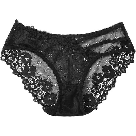 

ZWQIANFENGXI Women s Glitter Lace Low Rise Thongs Underwear Panties Sexy Panty