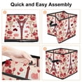 thumbnail image 4 of Eiffel Tower Foldable Storage Bin with Handle, 10.8"x10.5"x10.6", Large Capacity, 4 of 6