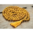 thumbnail image 2 of Kamada Combination of 108 Manka(beads) Haldi(Turmeric) mala and exquisite yellow chandan (Sandalwood) mala,Spritual Necklace/rosary for Women and Men, 2 of 5
