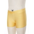 thumbnail image 3 of iiniim Short de Danse Extensible pour Filles, Bas de Gymnastique, Yoga, Jaune 12, 3 of 7
