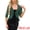 Dark Green, variant on Women's Lace Shrug Ruffle Cardigan Open Front Half Sleeve Bolero XS Black