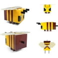 thumbnail image 3 of Lámpara LED de ambiente con forma de abeja amarilla de Minecraft | Lámpara de mesita de noche para escritorio | Accesorios de decoración y artículos esenciales para la habitación | Colección oficial d, 3 of 5