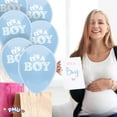 thumbnail image 5 of PMU Baby Shower Balloons 11 Inch It's a Boy Sky Blue Latex Pkg/100, 5 of 7