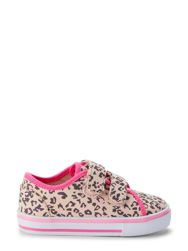 Wonder Nation Lucky Leopard Casual Two Strap Sneaker (Toddler