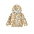 thumbnail image 1 of Fortune Infant Girls Floral Hooded Sweatshirts Spring Baby Zipper Hoodie Jacket, 1 of 7