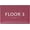 Burgandy, variant on ADA CENTRAL SIGNS - 6" X4" Floor 3 Sign - ADA Compliant Tactile Graphics Grade 2 Braille Text | Wall Mount Plastic Directional Assistance, Floor Number Sign for Office, Schools, Hospitals, Apartments