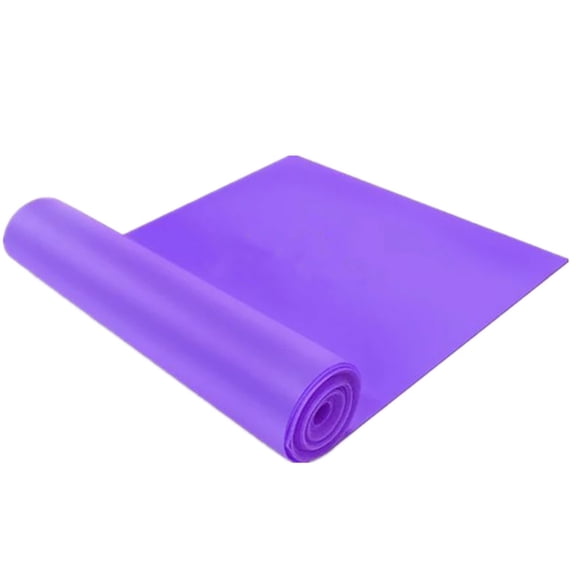 Kieccall 5ft Elastic Resistance Band - Non-Slip Grip Dual-Layer Durability, Yoga Pilates Stretch & Strength Training, Home & Gym Fitness Accessory