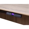 thumbnail image 3 of Forward Furniture Allure 72" x 36" Height Adjustable Standing Desk - Commercial Grade - Stand Up Desk Height from 29.5" - 47.5" - Two Tone Sunlight Ash/Brown, 3 of 3