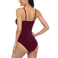 thumbnail image 4 of Hilor Women's One Piece Swimsuits Tummy Control Slimming Bathing Suits, 4 of 7