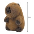 thumbnail image 5 of comerut Cartoon Capybara Plush Doll Fluffy Cotton Stuffed Animal Doll Plushies Ornament Super Soft Sleeping Companion Pillow Cute Plush Toy Birthday Christmas Gift for Kids Girls, 5 of 7