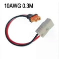 thumbnail image 4 of 30/60cm 50A 10AWG Adapter Cable Portable Power Station For Anderson To 30Cm XT60I Connector Tools Accessories, 4 of 5
