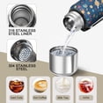 thumbnail image 3 of Design Pattern 20oz Stainless Steel Thermal Bottle with Tea Filter and Cup Lid, Vacuum Insulated Coffee Mug with 316L Inner Liner, Leakproof Travel Thermos for Office, Commute & Outdoor, 3 of 7