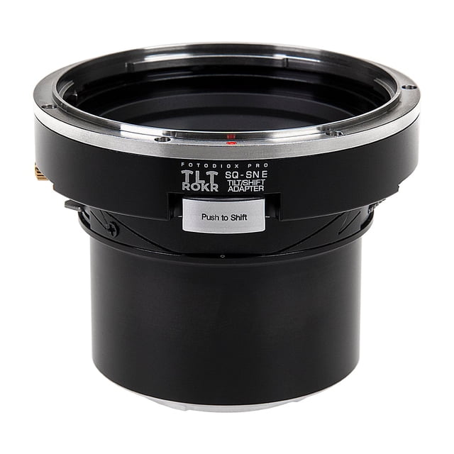 Fotodiox Pro TLT ROKR - Tilt/Shift Lens Mount Adapter Bronica SQ Mount Lenses to Sony Alpha E-Mount Mirrorless Camera Body