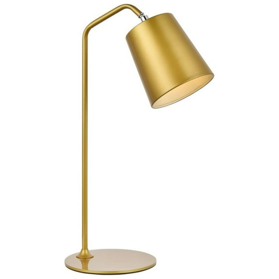 Leroy 1 light brass table lamp