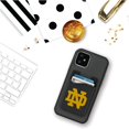 thumbnail image 2 of Black Notre Dame Fighting Irish Top Loading Faux Leather Phone Wallet Sleeve, 2 of 2