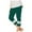 Dark Green, variant on TAIAOJING Toddler Girls Yoga Pants With Lace Trim Comfortable Stretchy Solid Color Casual Capris For Everyday Wear School Outdoor Activities Summer Fall Breathable 3-4Y