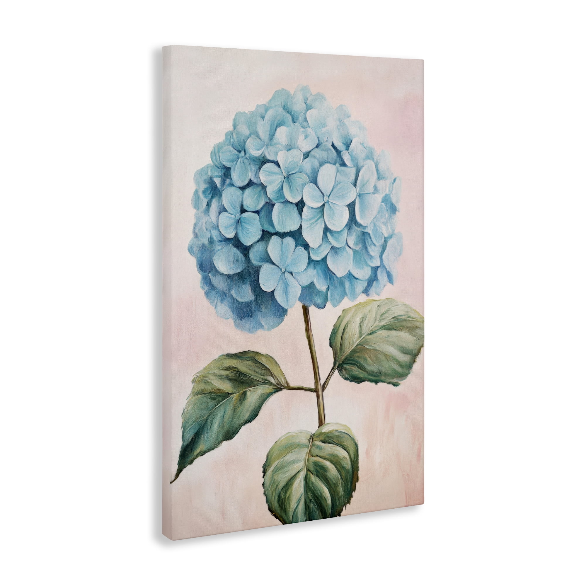 Stupell Industries Delicate Baby Blue Hydrangea Canvas Wall Art, design by Petal Prints Design