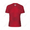 thumbnail image 3 of Unisex Denmark Flag 3D Printed T-shirt Fans Mesh tshirt For Running Bike Soccer Tennis Fitness Sports Exclusive, 3 of 10