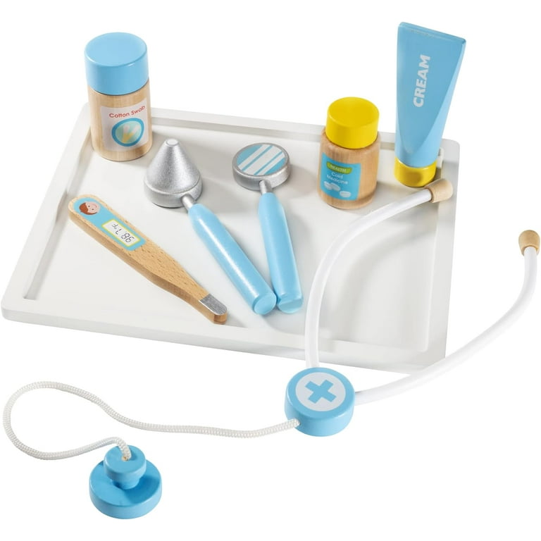 Svan Doctor Play Toys Set Kit - Wooden Activity Center for Kids