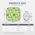 thumbnail image 3 of Balery 2 Piece Green Various Lemons Car Windshield Sun Shade|Foldable Front Windshield Shade for Car Front Window for Most Sedans SUV Truck-Large, 3 of 7