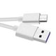 thumbnail image 3 of Cable de datos blanco de 1 m, 5 A, tipo C, cable de carga rápida para Android, Huawei Honor y Xiaomi., 3 of 12